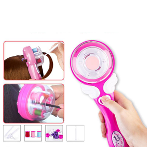 اسباب بازی لوازم آرایشی دستگاه بافت مو کوچک با نخ رنگی BRAIDED HAIR MACHINE _اکسسوری